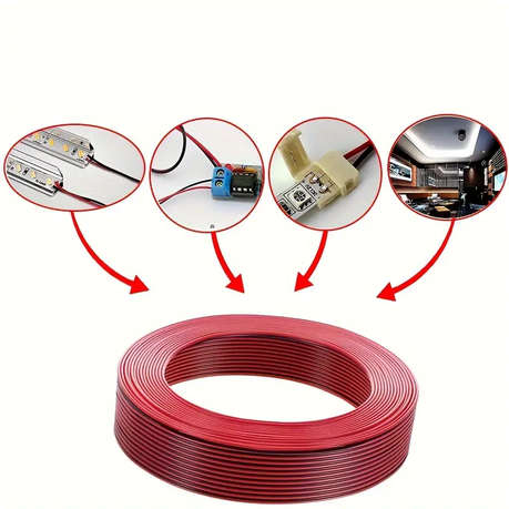 Speaker Wire 2 x 2.25 mm Audio Cable - 10M