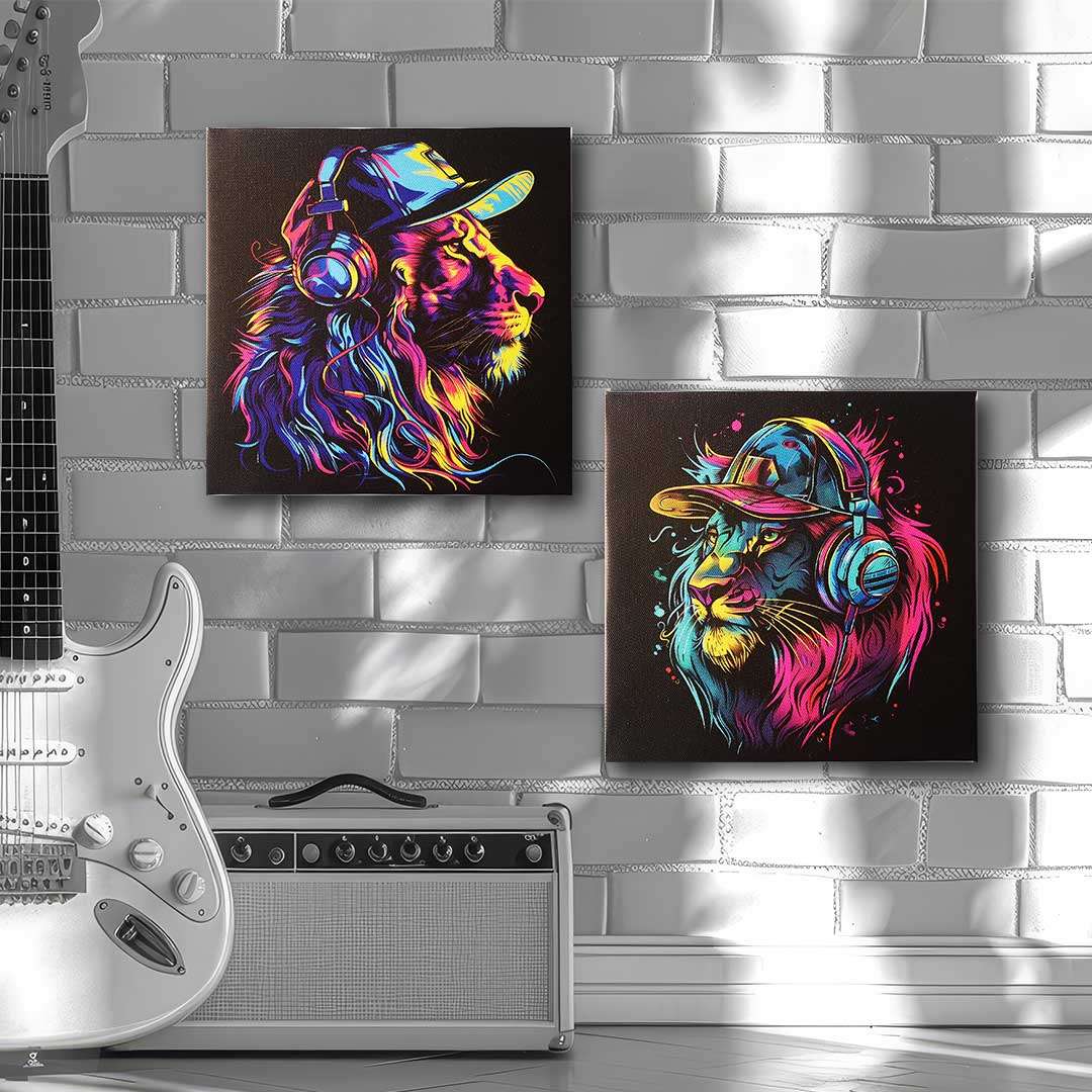 Lion Soul Canvas Wall Art