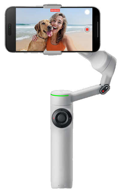 Insta360 Flow 2 Pro Smartphone Gimbal Stabilizer Creator Kit(Grey)