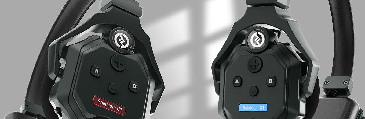 Hollyland Solidcom C1-2S 2 Headsets (1 Master+1 Remote)