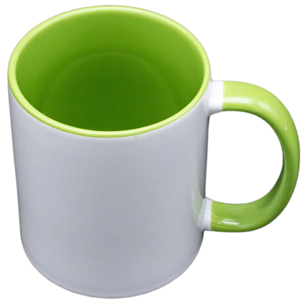 Lime Green Two Tone Mug