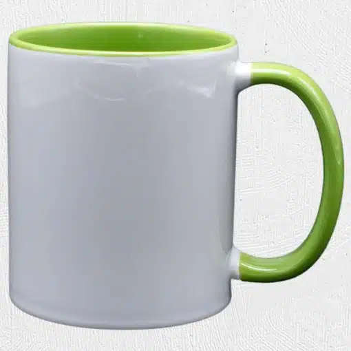 Lime Green Two Tone Mug