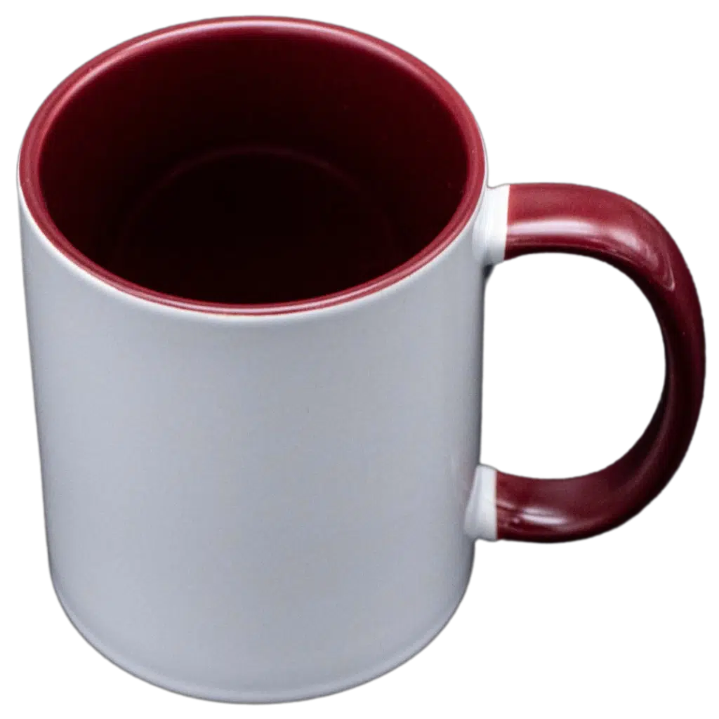 Maroon Two Tone Mug