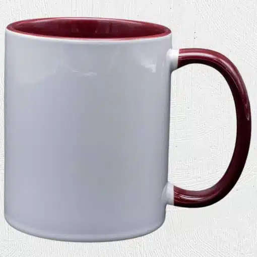 Maroon Two Tone Mug
