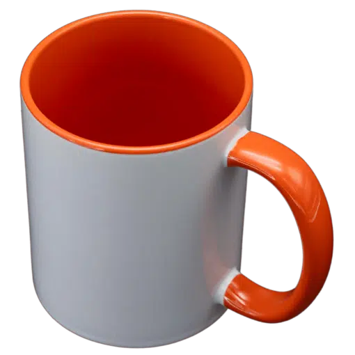 Orange Two Tone Mug