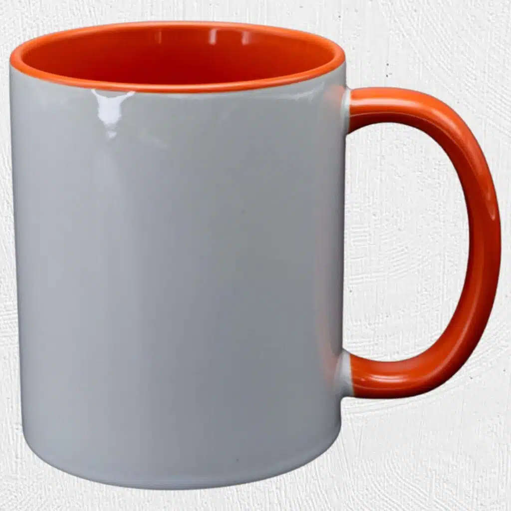 Orange Two Tone Mug