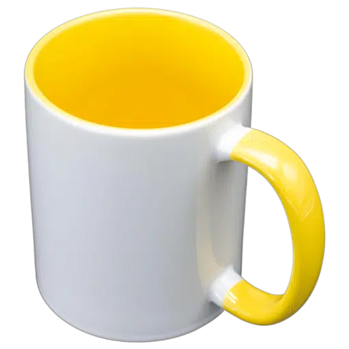 Yellow Two Tone Mug