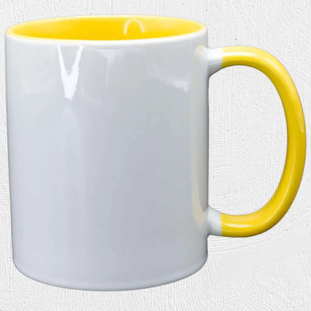 Yellow Two Tone Mug