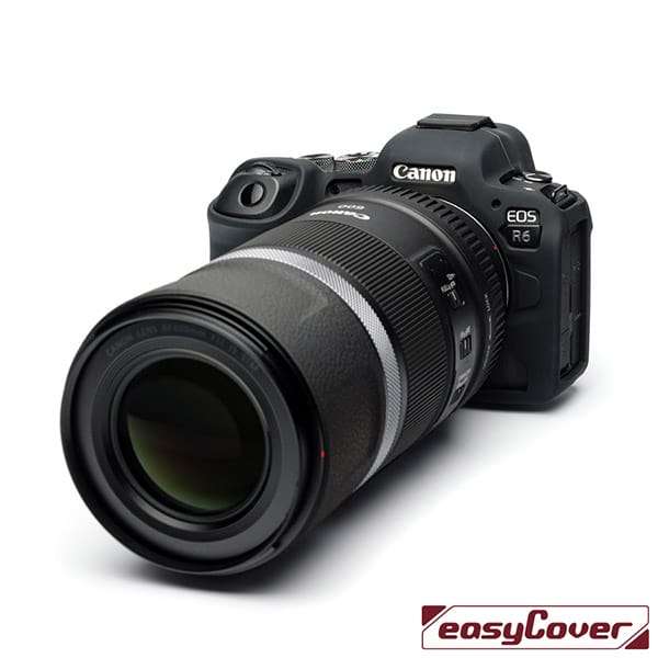 EasyCover PRO Silicone Case - Canon R5, R6, R6 mark II & R6 mark III - Black - ECCR5B