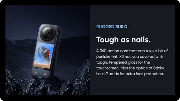 Insta360 X3 360° Action Camera