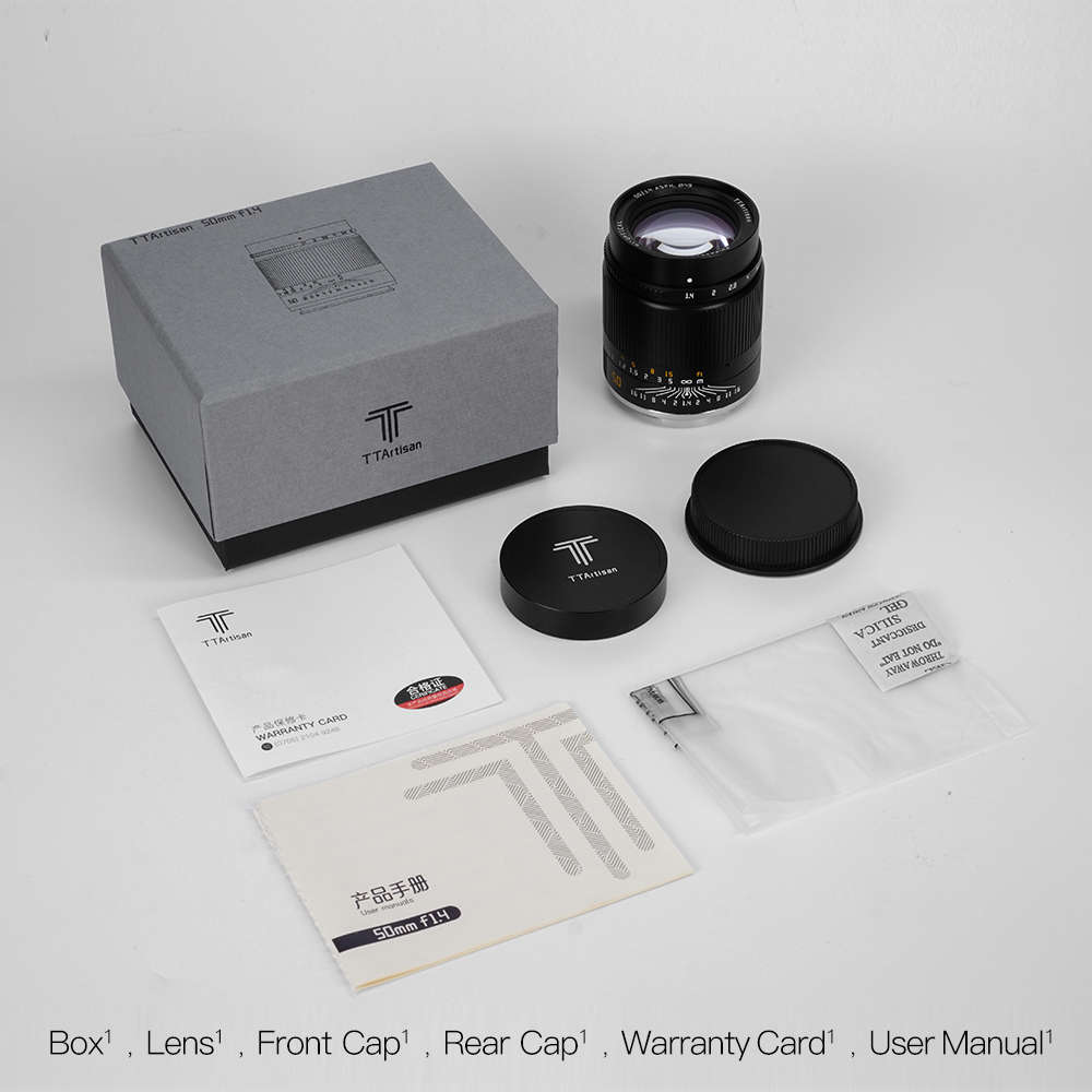 TTArtisan 50mm F1.4 Manual Focus Lens for Canon RF Mount