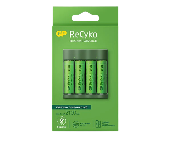 GP ReCyko B421 Everyday Charger (USB) 4-slot