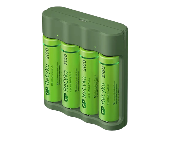 GP ReCyko B421 Everyday Charger (USB) 4-slot