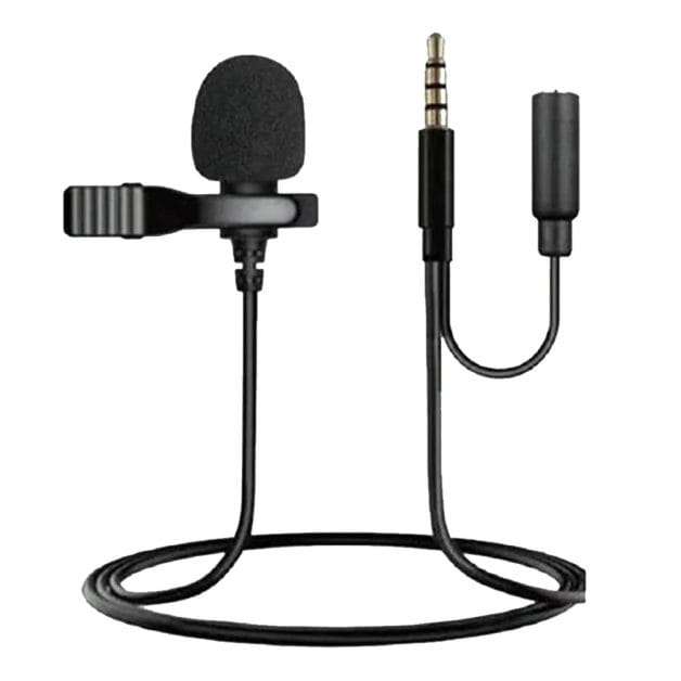 MICROPHONE - STEREO 3.5MM + F + CLIP