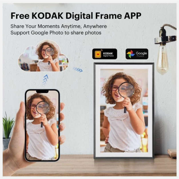 Kodak RCF-1561P 15.6-Inch Wi-Fi Digital Photo Frame (Black)