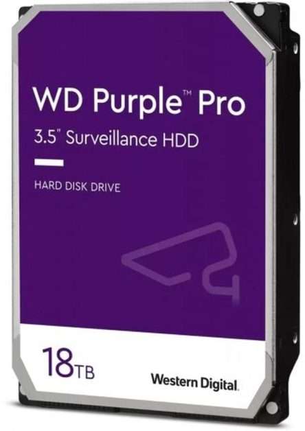 3.5: SATA  18TB WD PURPLE