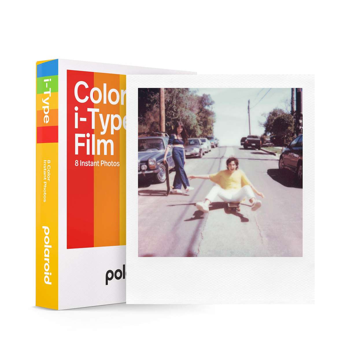 Polaroid Now Gen 3 Pebble White + Colour Film Bundle (includes 8 Film)