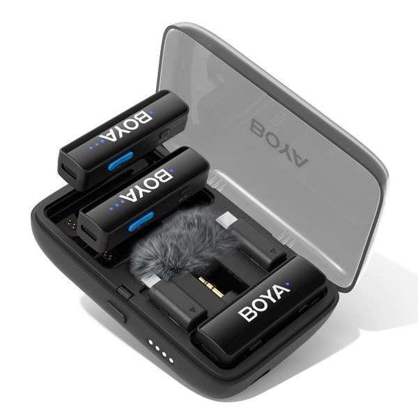 Boya Boyalink 2 3-in-1 Compact 2.4GHz Dual-Channel Wireless Mic System