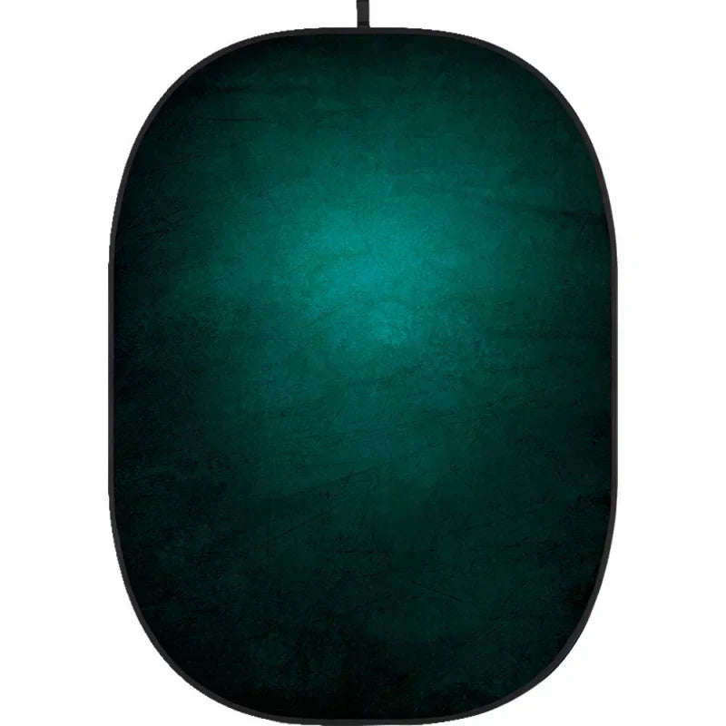 Godox CBA-TA0004 Teal Abstract Texture Collapsible Backdrop 1.5x2m