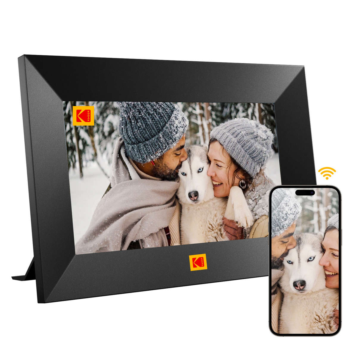 Kodak 7-Inch Wi-Fi Digital Photo Frame  Black