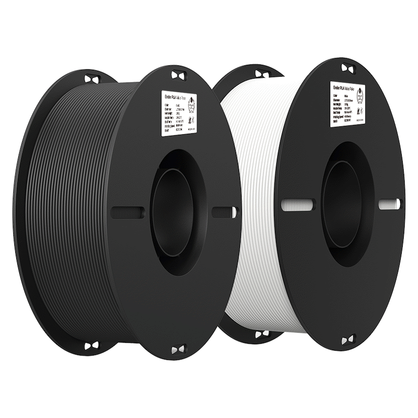 Ender PLA Value Pack (Black &amp; White) 2kg