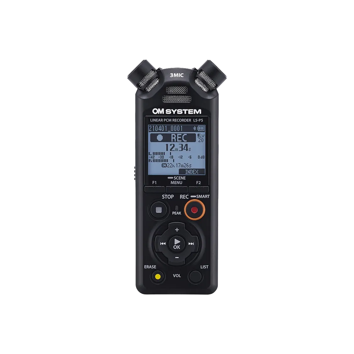 OM SYSTEM LS-P5 Linear PCM Recorder