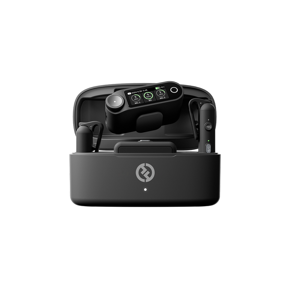 Hollyland LARK MAX 2 Combo 4-Person Wireless Microphone System for Cameras and Mobile Devices (Sp...