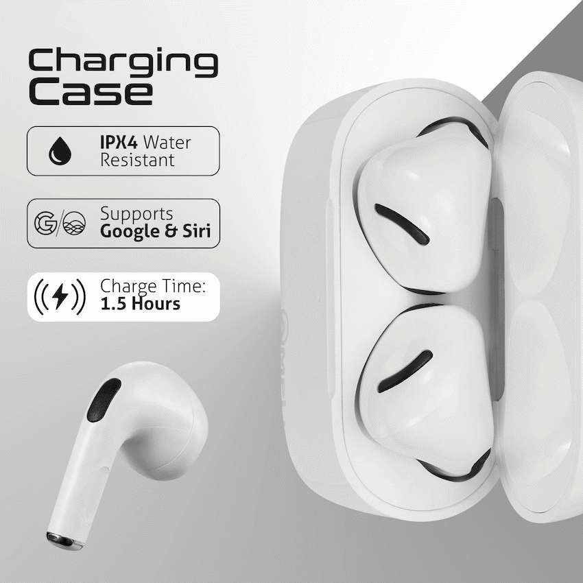 Amplify Astro 2 Series True Wireless Earphones - White