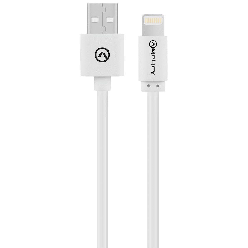 Amplify Lightning Charging Cable for iPhone &amp; iPad (10W) - White