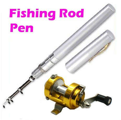 3 ON AUCTIONS !!! FISHING ROD IN PEN CASE