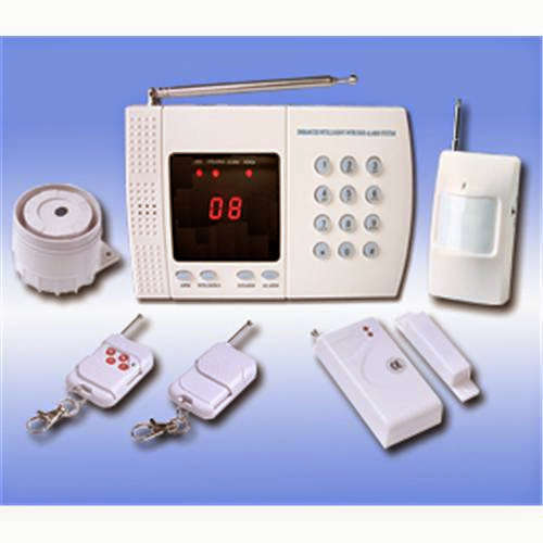 Auto-Dial Home & Office Security Alarm System with Wireless Control