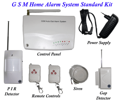 Wireless GSM Alarm System - Sends you an SMS when triggered