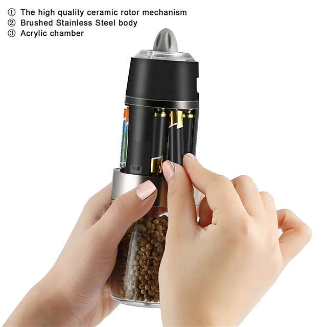 Gravity Electric Salt And Pepper Mill