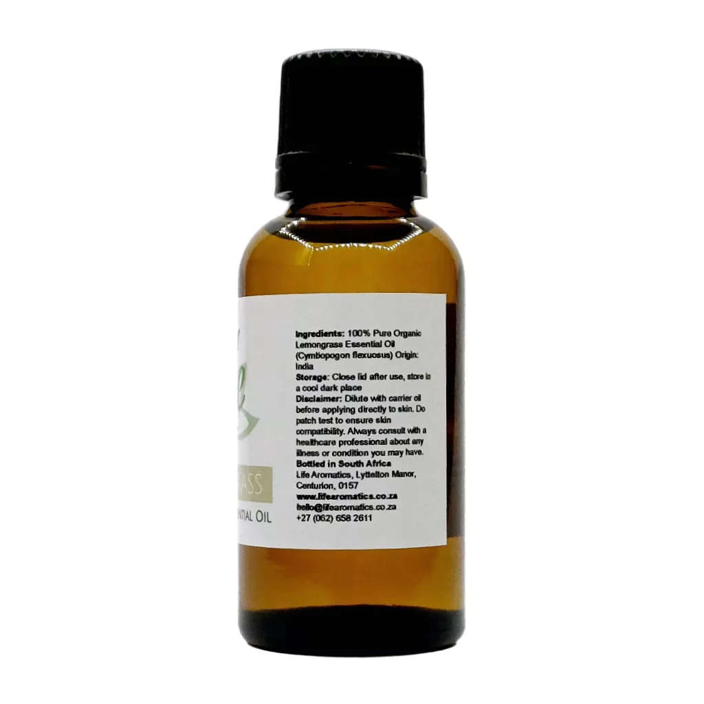 Lemongrass Essential Oil (organic)
