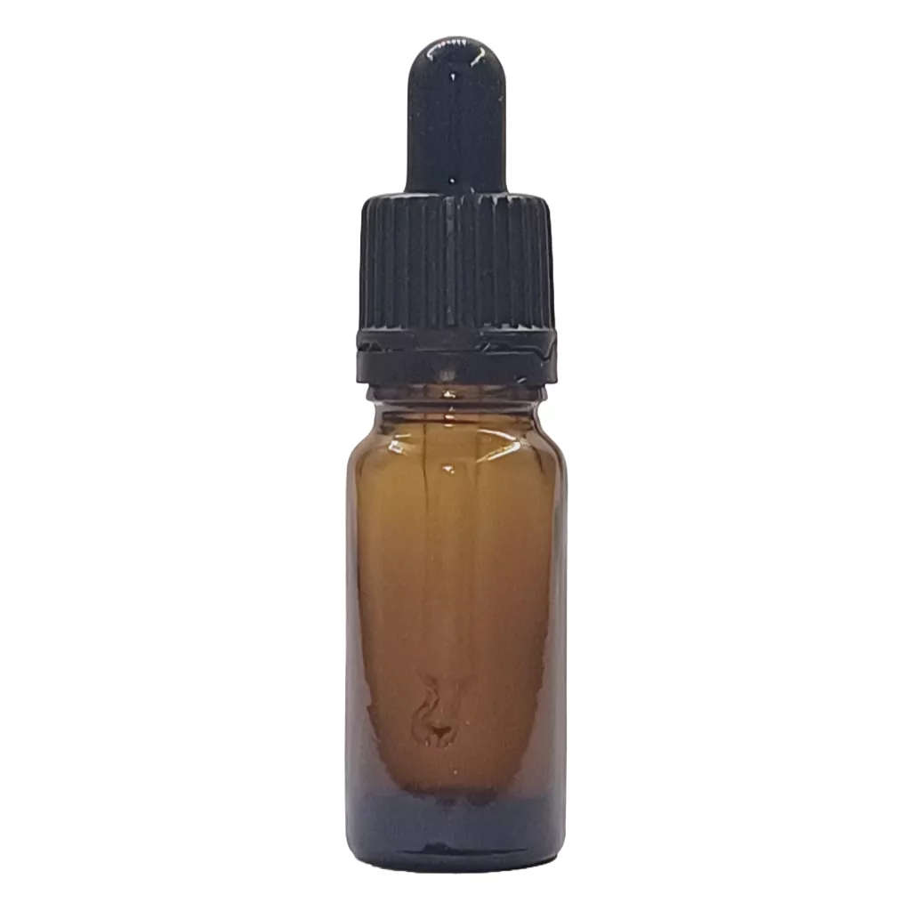 10ml Dropper Amber Bottle with Glass Pipette