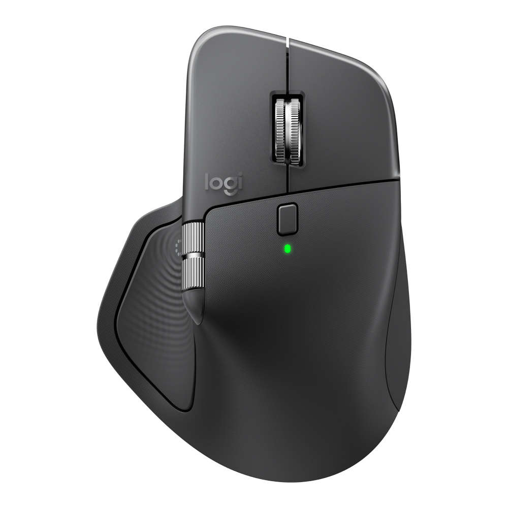 Logitech - Mx Master 4 High-Performance Wireless Mouse With Haptic Feedback - Graphite - Logitech...