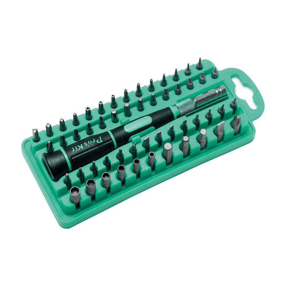Proskit - PRKSD9828 58Piece Precision Screwdriver Set for Electronics,Non-slip handle - Proskit -...