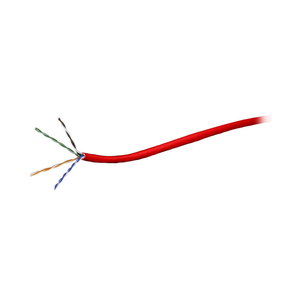 LinkQnet - Cat5E Utp Solid Network Cable - Red (Sold Per Meter Or 500M Drum) - LinkQnet - Cat5E U...