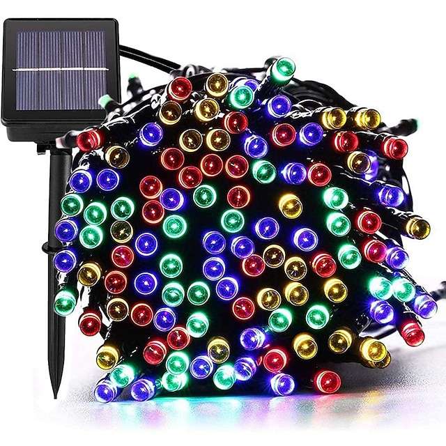 Solar LED String Lights 10m Multi Color