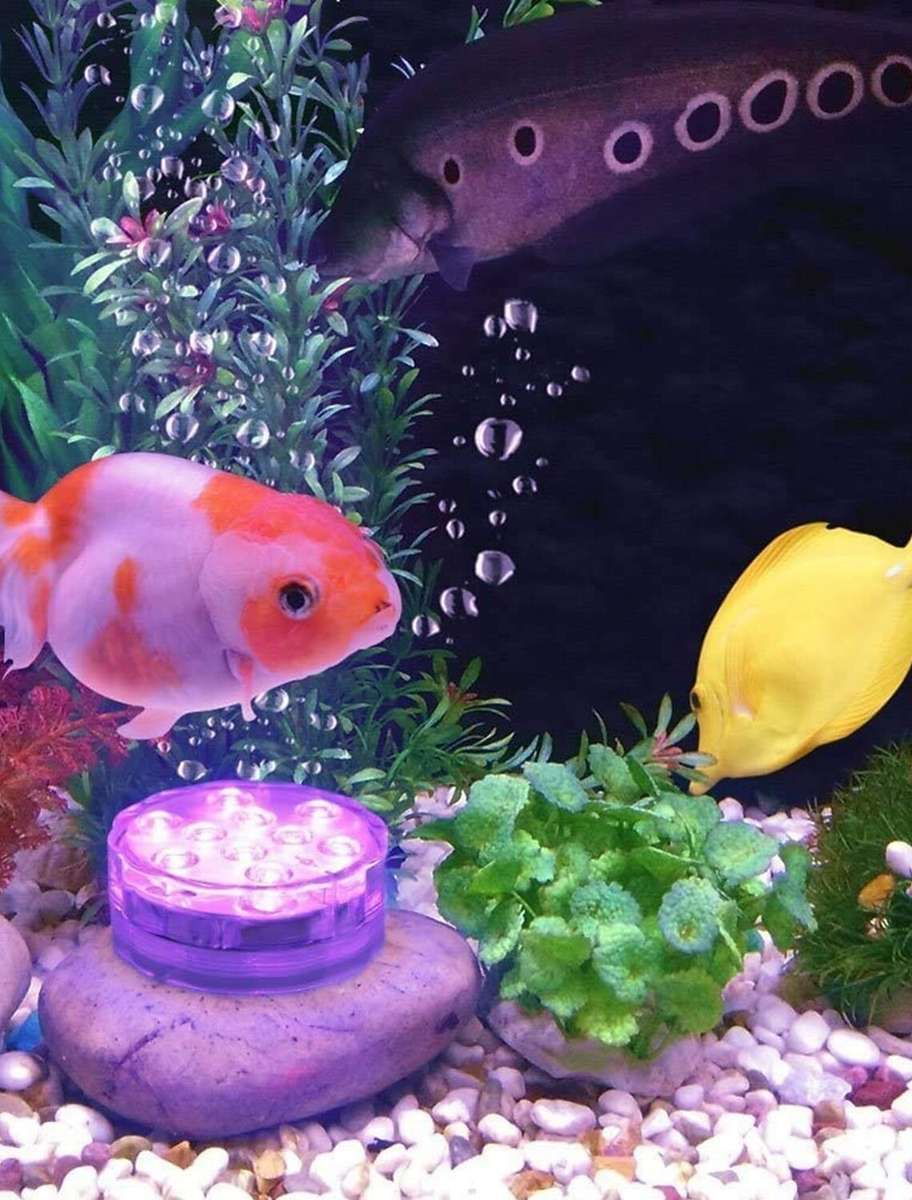 Submersible LED Light 16 Colors Remote Control