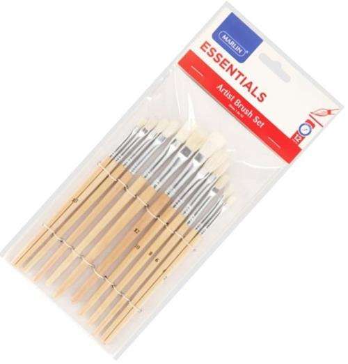 Marlin Round Brush Set 12s  Size 1