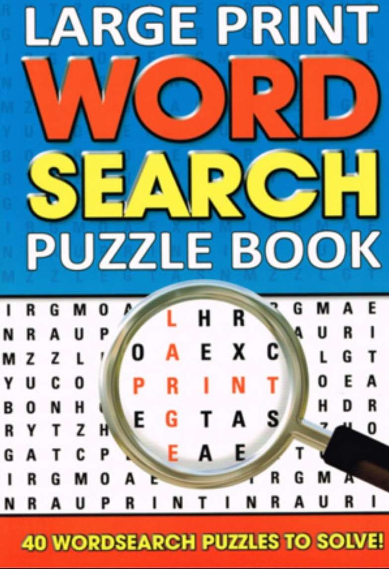 Large Print Word Search Book