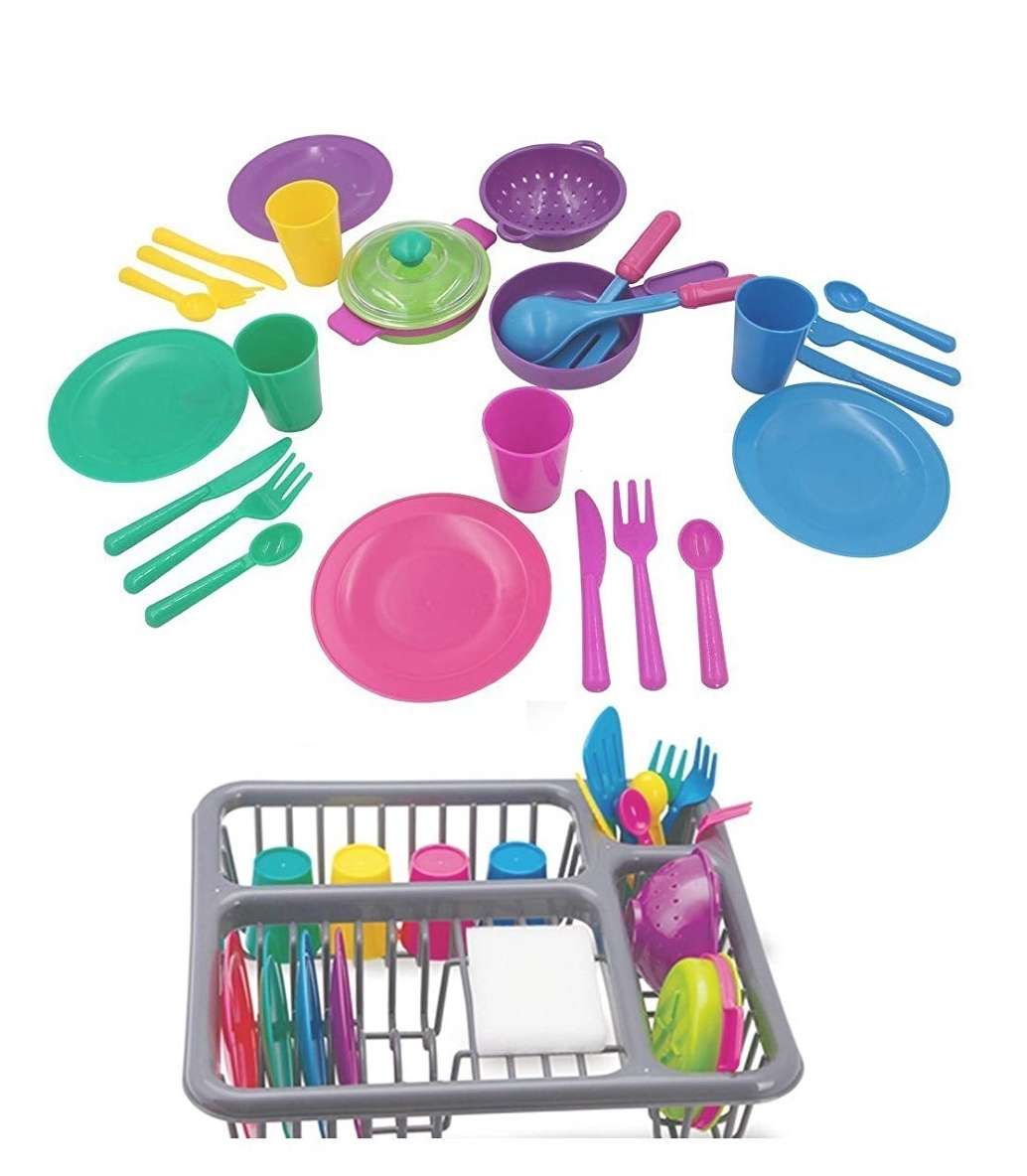 27 Piece Dish Rack Playset