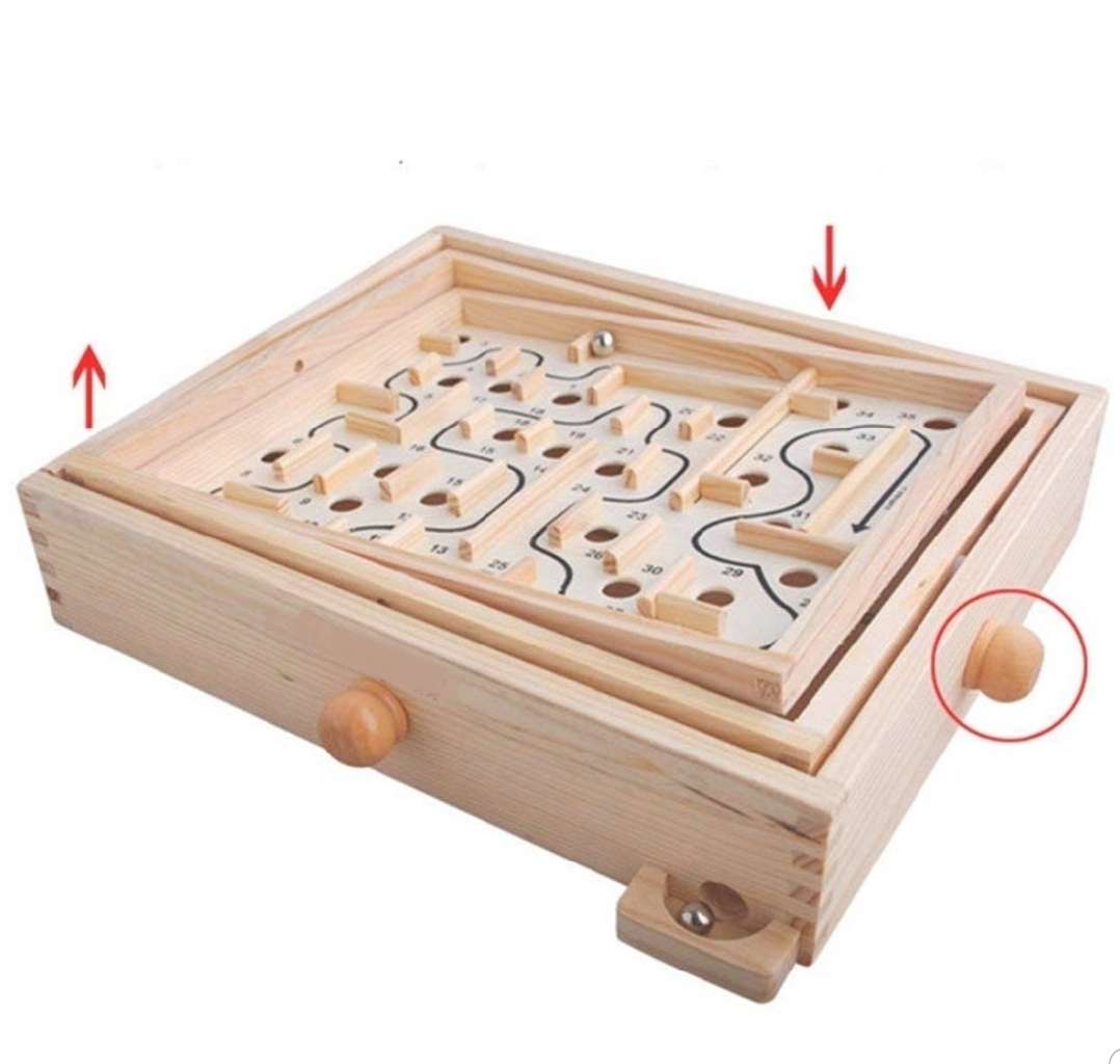 Wooden Maze Game