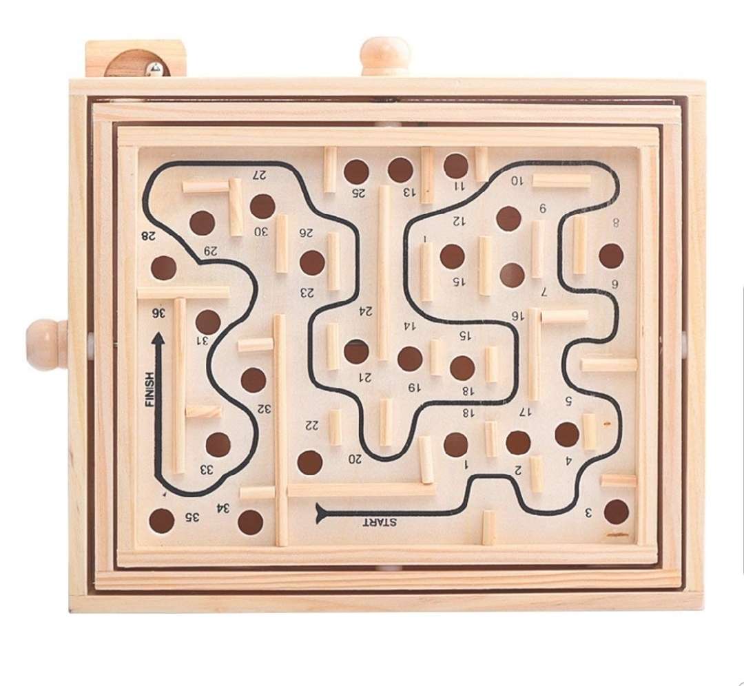 Wooden Maze Game