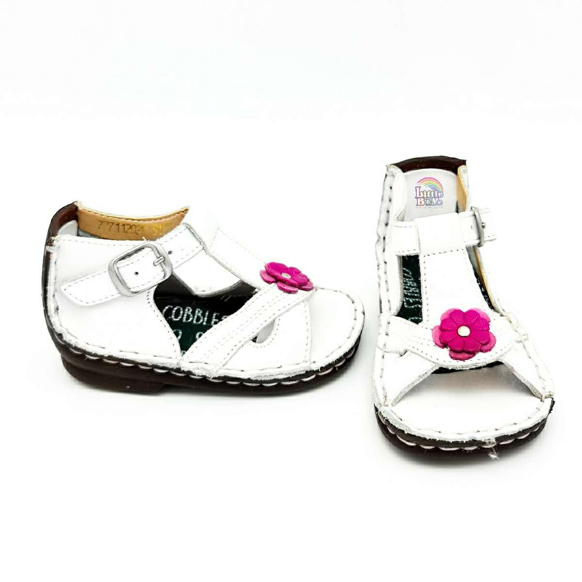 Cobbles - White and Pink (Size 6)