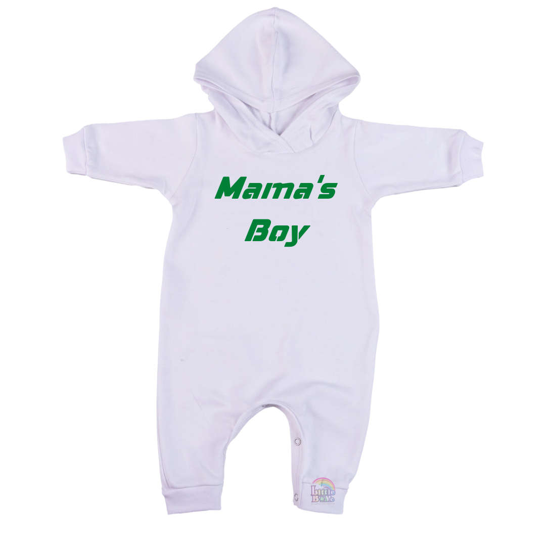 Mama's Boy Hooded Romper (0-24mnts)