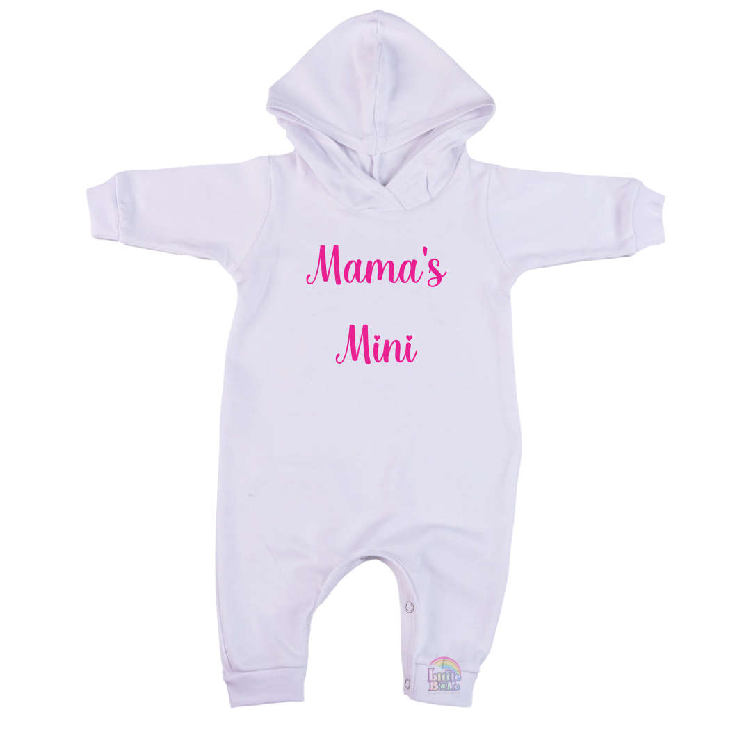 Mama's Mini Hooded Romper (0-24mnts)