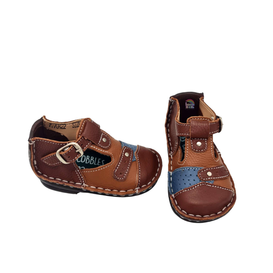 Cobbles - Chestnut and Dove Blue (2,3,5)