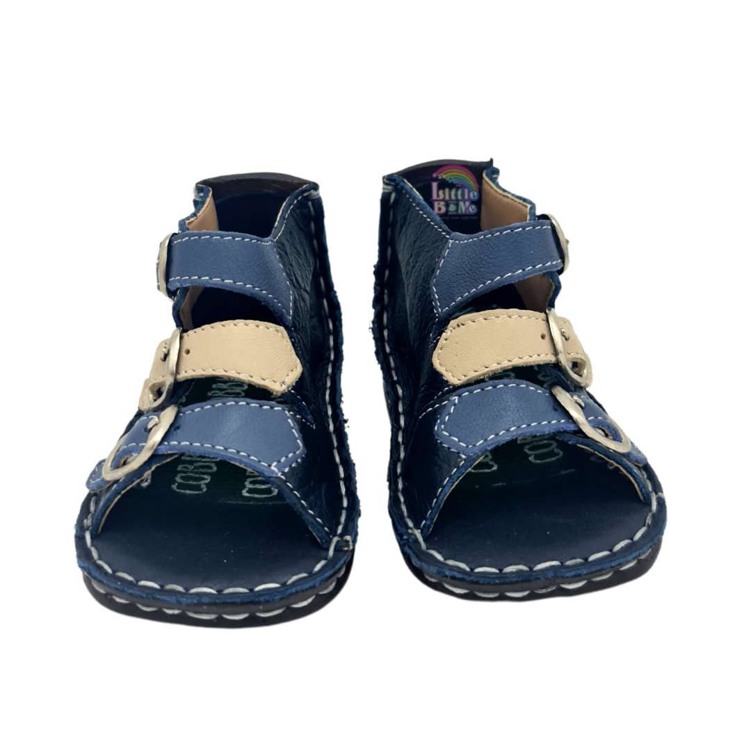 Cobbles - Dove, Navy & Ice Sandal  (Size 2)